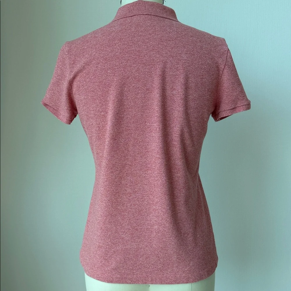 Lacoste Women's Button Down pink Polo Shirt  short sleeve Size 38 ( S) - Picture 6 of 13